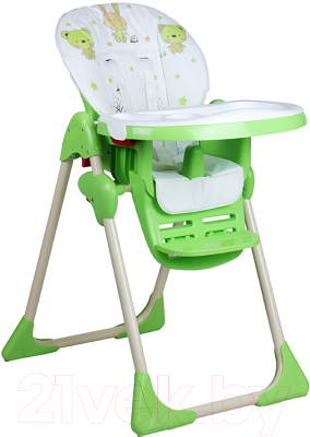 Стульчик для кормления GLOBEX Космик New 140705 (зеленый) - фото