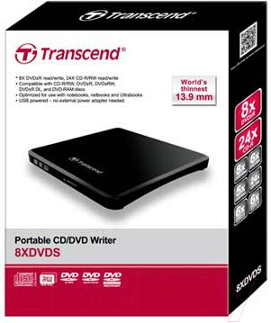 Привод DVD Multi Transcend TS8XDVDS-K