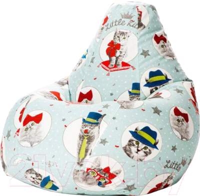 Бескаркасное кресло Flagman Груша Макси Г2.4-17 (Китти) - фото