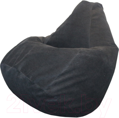 Бескаркасное кресло Flagman Груша Мега Г3.5-02 (черный) - фото