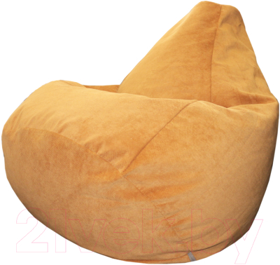 Бескаркасное кресло Flagman Груша Мега Г3.5-45 (оранжевый) - фото