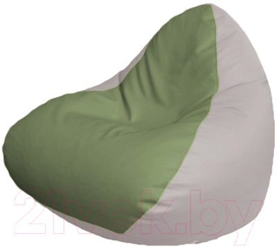 Бескаркасное кресло Flagman Relax P2.3-81 (оливковый/белый) - фото