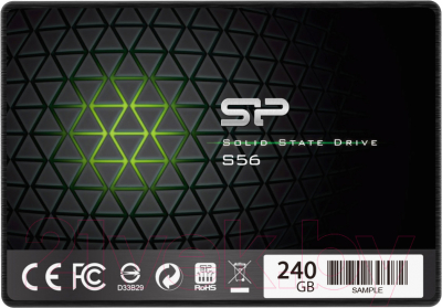 SSD диск Silicon Power Slim S56 240GB (SP240GBSS3S56B25) - фото