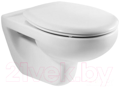 Унитаз подвесной Roca Victoria 734630300R + ZRU8013900 (с сиденьем) - фото