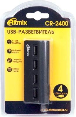 USB-хаб Ritmix CR-2400