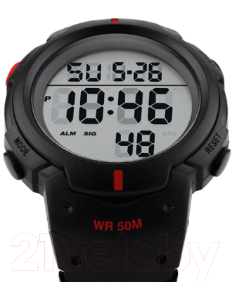 Часы наручные мужские Skmei 1068-2 (черный/красный)