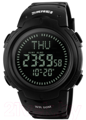 Часы наручные мужские Skmei 1231-2 (черный) - фото