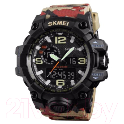 Часы наручные мужские Skmei 1155-5 (камуфляж) - фото