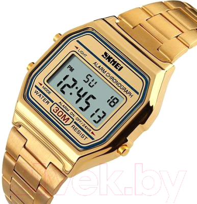 Часы наручные унисекс Skmei 1123-1 (золото)
