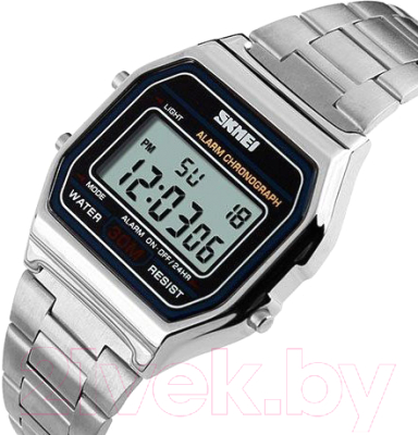 Часы наручные унисекс Skmei 1123-2 (серебристый)