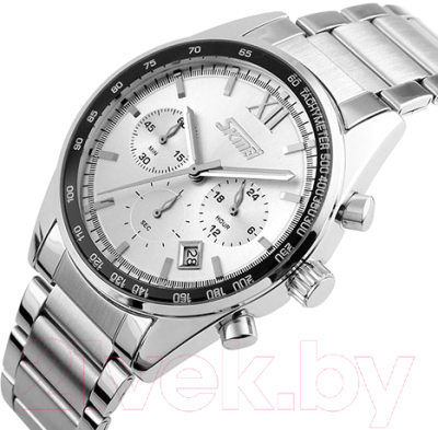 Часы наручные мужские Skmei 9096-2 (белый)