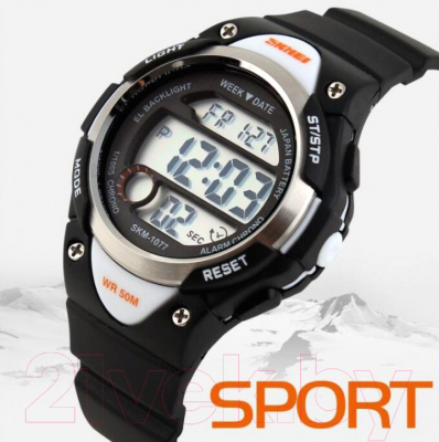 Часы наручные детские Skmei 1077-1 (черный)