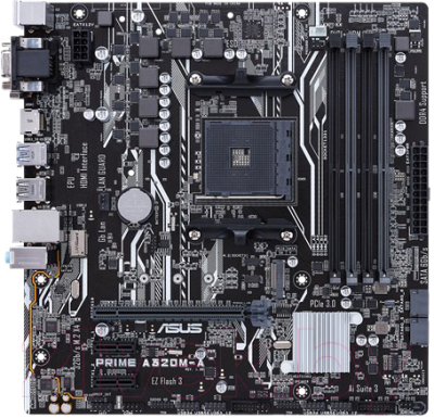 Материнская плата Asus Prime A320M-A / 90MB0VA0-M0EAY0 - фото