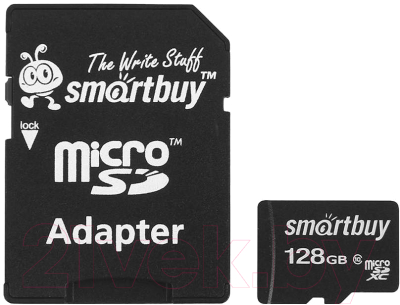 Карта памяти SmartBuy microSDXC Class 10 128GB (SB128GBSDCL10-01) - фото
