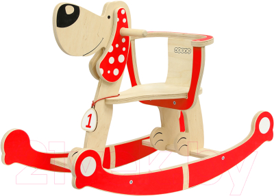 Качалка детская Woody Собака / 00884 - фото