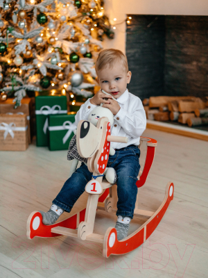 Качалка детская Woody Собака / 00884