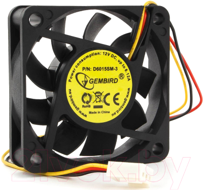 Вентилятор для корпуса Gembird D6015SM-3 - фото