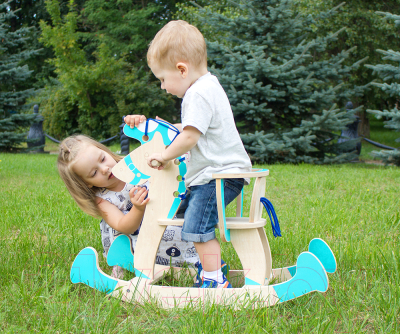 Качалка детская Woody Лошадка-3 / 01515