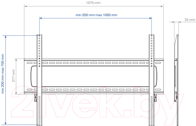 Кронштейн для телевизора Kromax Star PRO-111