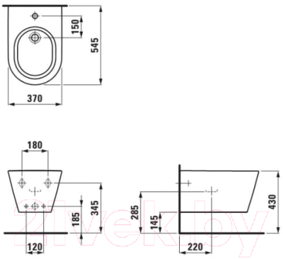 Биде подвесное Laufen Kartell 8303310003021