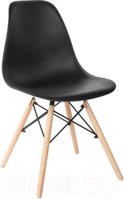 Стул Mio Tesoro Бари SC-001 (черный/дерево) - фото