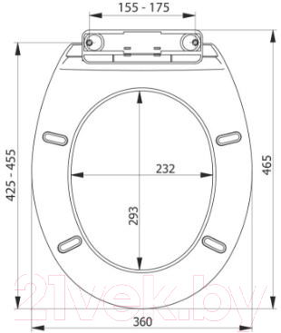 Сиденье для унитаза Bisk Snail 00509 (белый)