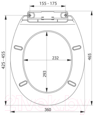 Сиденье для унитаза Bisk Snail Foto 04502