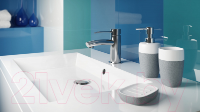 Ершик для унитаза Bisk Stone 06313 (серый)