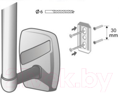 Держатель для туалетной бумаги Bisk 79704