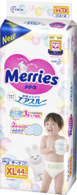 Подгузники детские Merries XL - фото