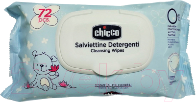 Влажные салфетки детские Chicco Baby Moments с цветами лотоса - фото