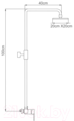 Верхний душ Ledeme L2409-1