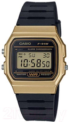 Часы наручные мужские Casio F-91WM-9AEF - фото