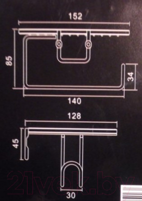 Держатель для туалетной бумаги Ledeme L505