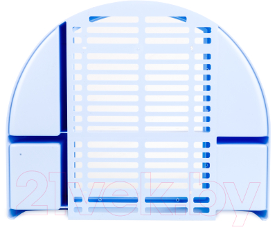 Шкаф с зеркалом для ванной Berossi Орион АС 11808000 (светло-голубой)