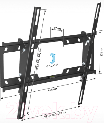 Кронштейн для телевизора Holder LCD-T4624-B