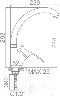 Смеситель Ledeme L5901