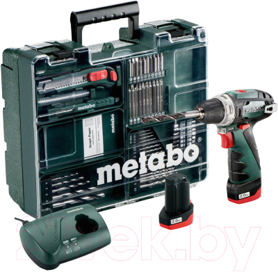 Профессиональная дрель-шуруповерт Metabo PowerMaxx BS Basic Set
