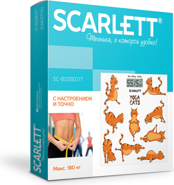 Напольные весы электронные Scarlett SC-BS33E077