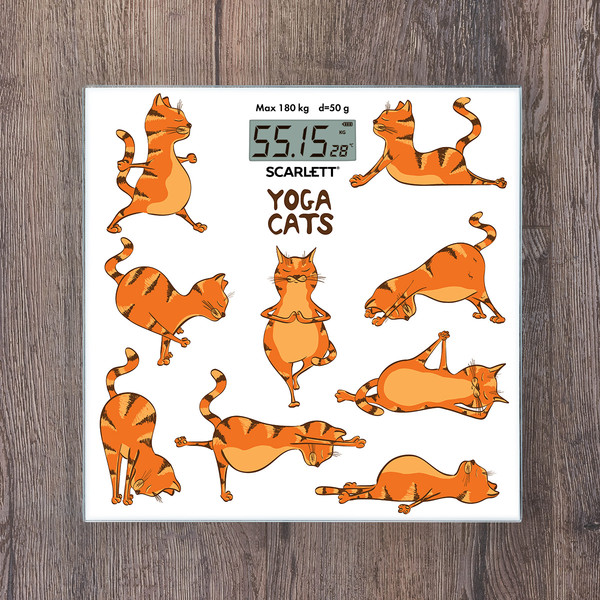 Напольные весы электронные Scarlett SC-BS33E077