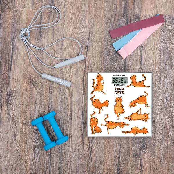 Напольные весы электронные Scarlett SC-BS33E077