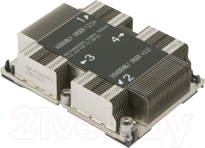Кулер для процессора Supermicro SNK-P0067PS 1U Heatsink