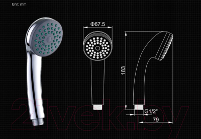 Лейка ручного душа Ledeme L04-2