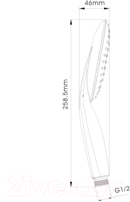 Лейка ручного душа Ledeme M01