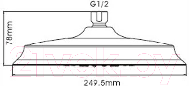 Лейка верхнего душа Ledeme M29