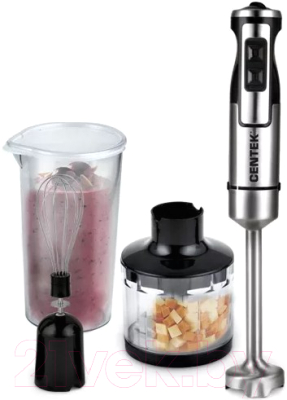 Блендер погружной Centek CT-1338 (черный/сталь) - фото