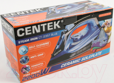 Утюг Centek CT-2351 (синий)