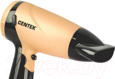 Компактный фен Centek CT-2209 BLG (черный/золото)