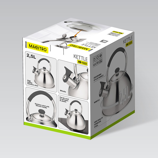 Чайник со свистком Maestro Mr-1323