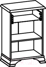 Тумба Black Red White Kentaki S320-KOM1D1S/L